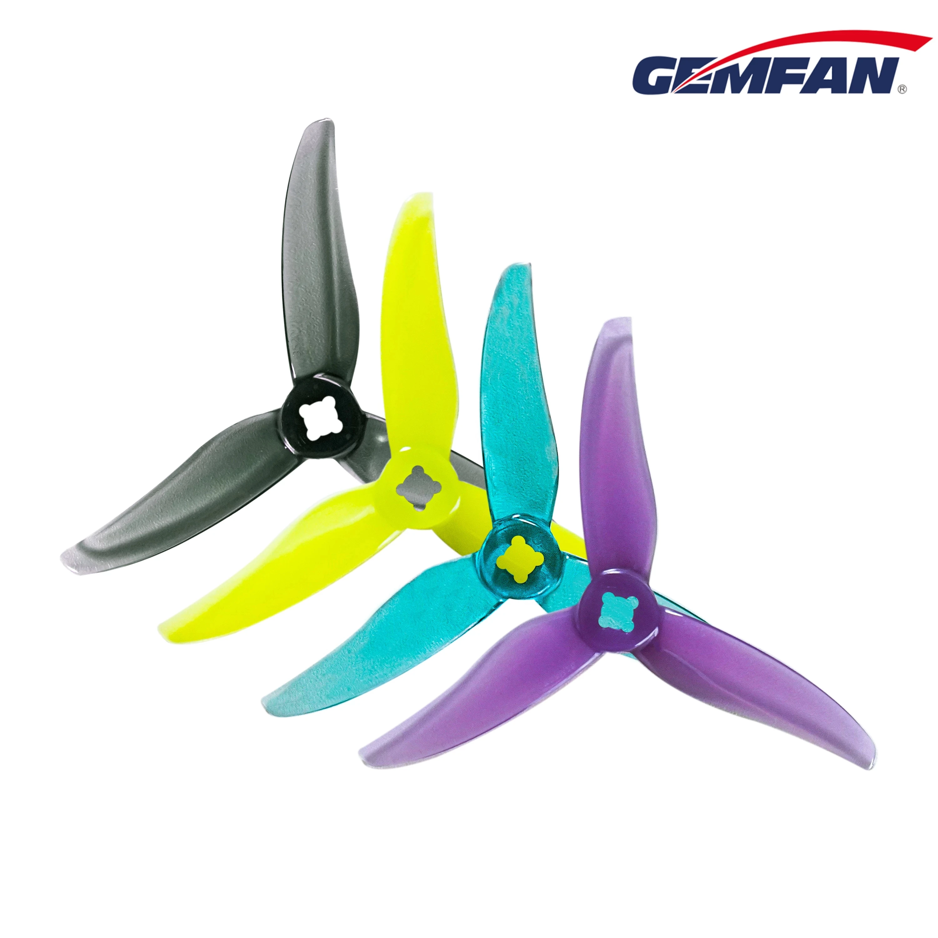 24 قطعة/12 زوجًا من المروحة Gemfan Hurricane 3520 3.5X2X3 3-Blade PC لطائرات بدون طيار FPV Racing Freestyle 3 بوصة Cinewhoop