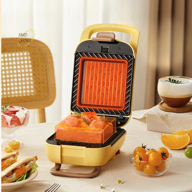 Macchina per panini addensata, griglia per colazione con chiusure regolabili, tostapane multifunzione per pancake/banchi, pressa per pressa