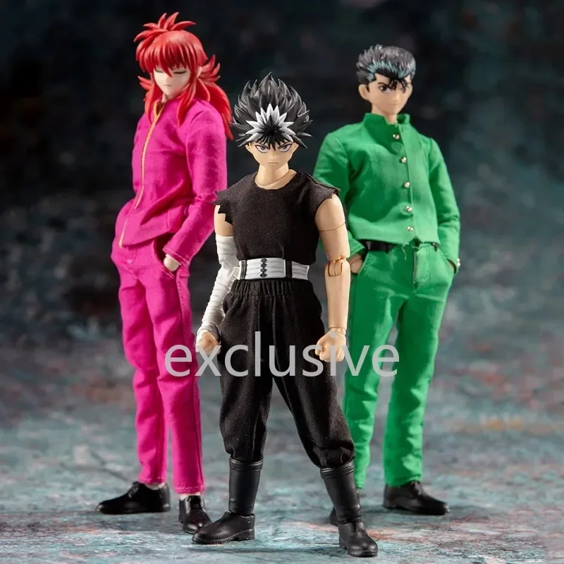 Great Toy Dasin Model YuYu Hakusho Yusuke Urameshi Yoko Kurama / Jaganshi Hiei / Kazuma Kuwabara Action Figure Collection GT