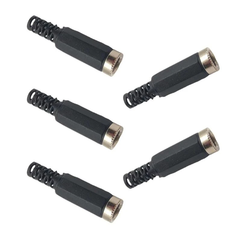 

5pcs тип пайки DC5521 Power разъем 5,5 ммх2,1 мм адаптер подключения к порту для светодиодного света и камеры видеонаблюдения
