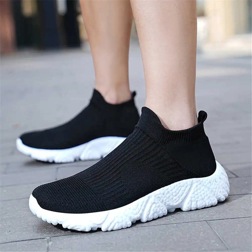 36-42 Stocking Grandma Shoes Woven Men's Sneakers White Shoose For Man Sports Outings New Collection Tenys Resort Clearance