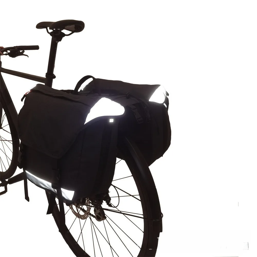 Expandable Bike Storage Bag Large Capacity Dual Side Pouch Cycling Accessory