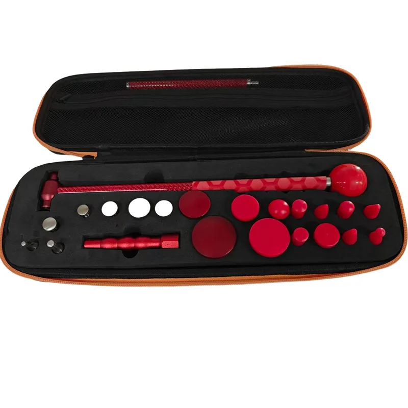 Dent Repair Percussion Hammer Tool Set Car Dent Flattening Hammer Percussion Pen Traceless Repair Plastic Set