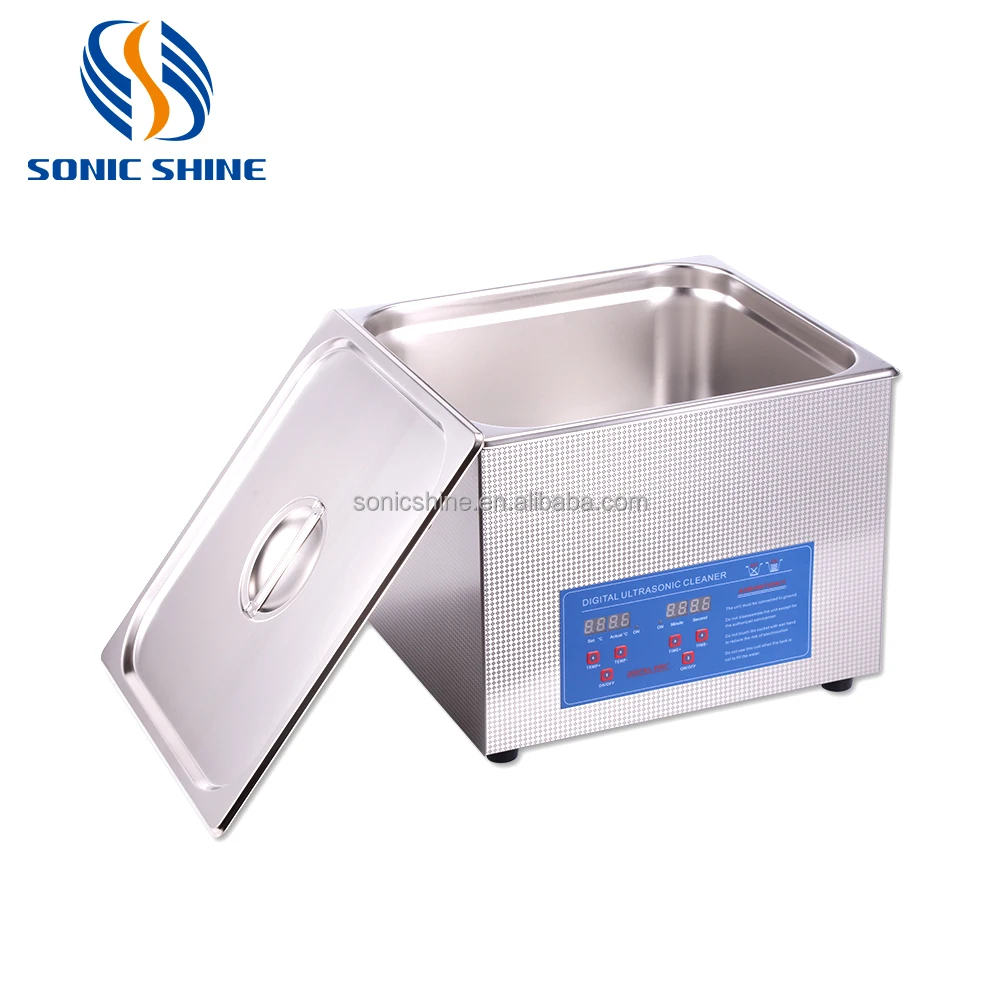 Electric Digital 40KHz 240W 14L Cleaner Timer Heater Adjustable Function For Home Laboratory Optical Jewelry