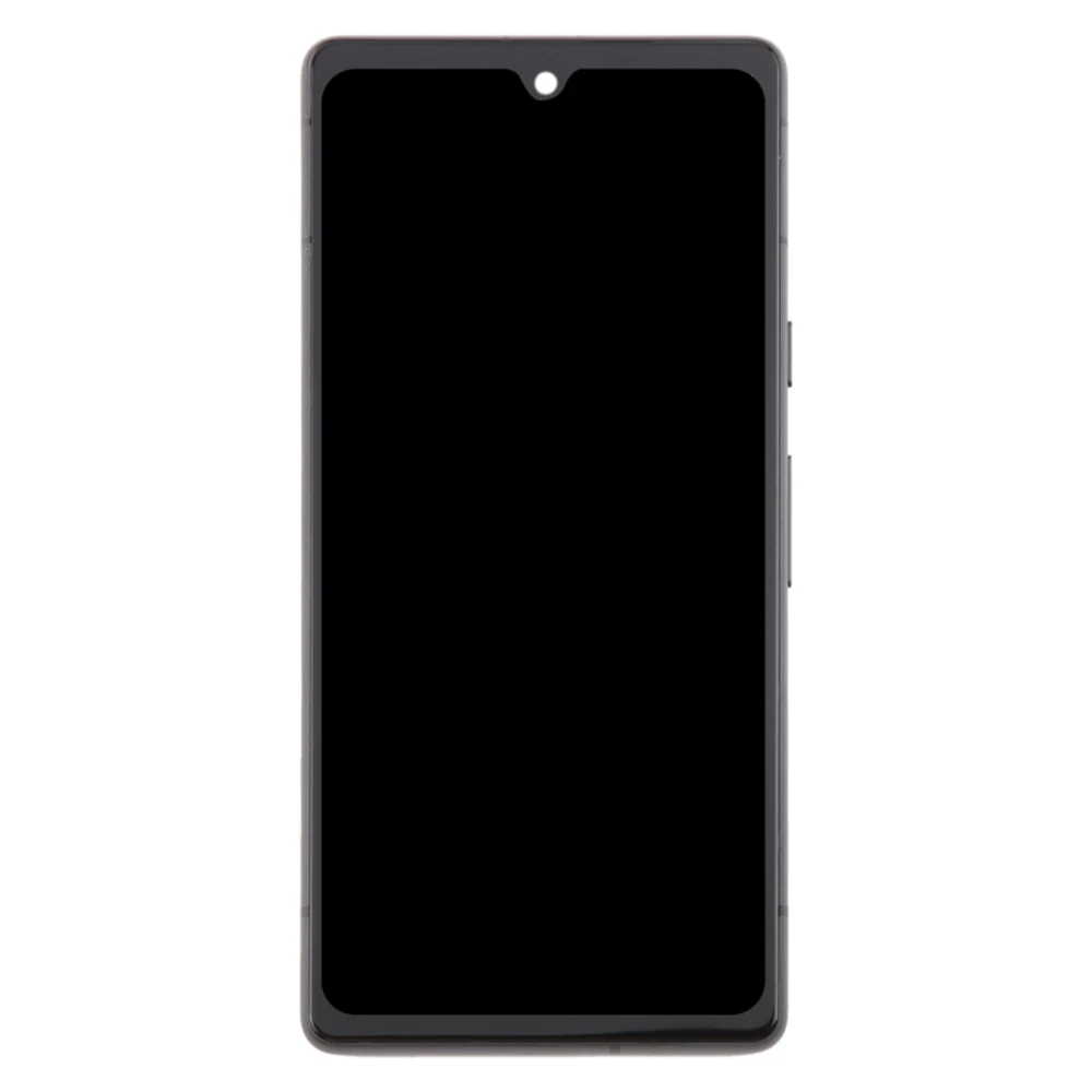 For Google Pixel 7a G82U8 Grade C OLED Screen and Digitizer Assembly + Frame (Without Logo) - Black