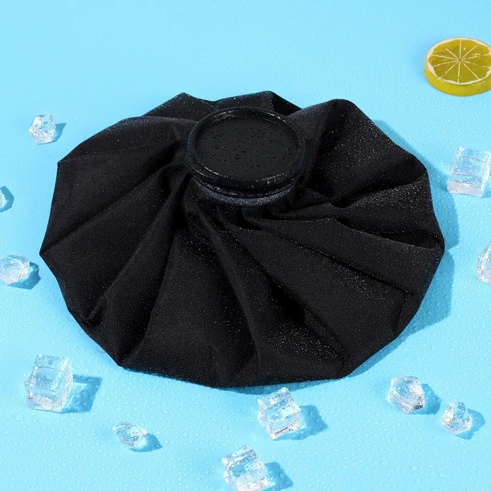 Ice Pack for Injuries Reusable, Ice Bags Hot Water Bag for Hot & Cold Therapy and Pain Relief with Cover,No-Leak Elastic Ice Bag image 3