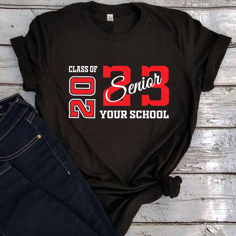 

Senior 2023 Shirt Class of 2023 Shirts Class of 2023 Senior Shirt Custom Graduation Shirt Custom Senior Shirt School Name