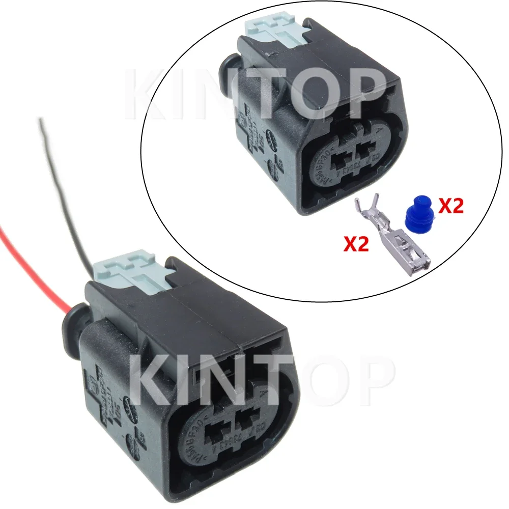 1 Set 2 Pins 09444024 AC Assembly Automobile Wire Cable Connector Auto Waterproof Socket with Wires