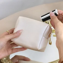 Mini Makeup Lipstick Bag Ins Small Cosmetic Bags Organizer Pouch Toiletry Tampon Sanitary Napkin Lipstick Storage Case Waterpoof