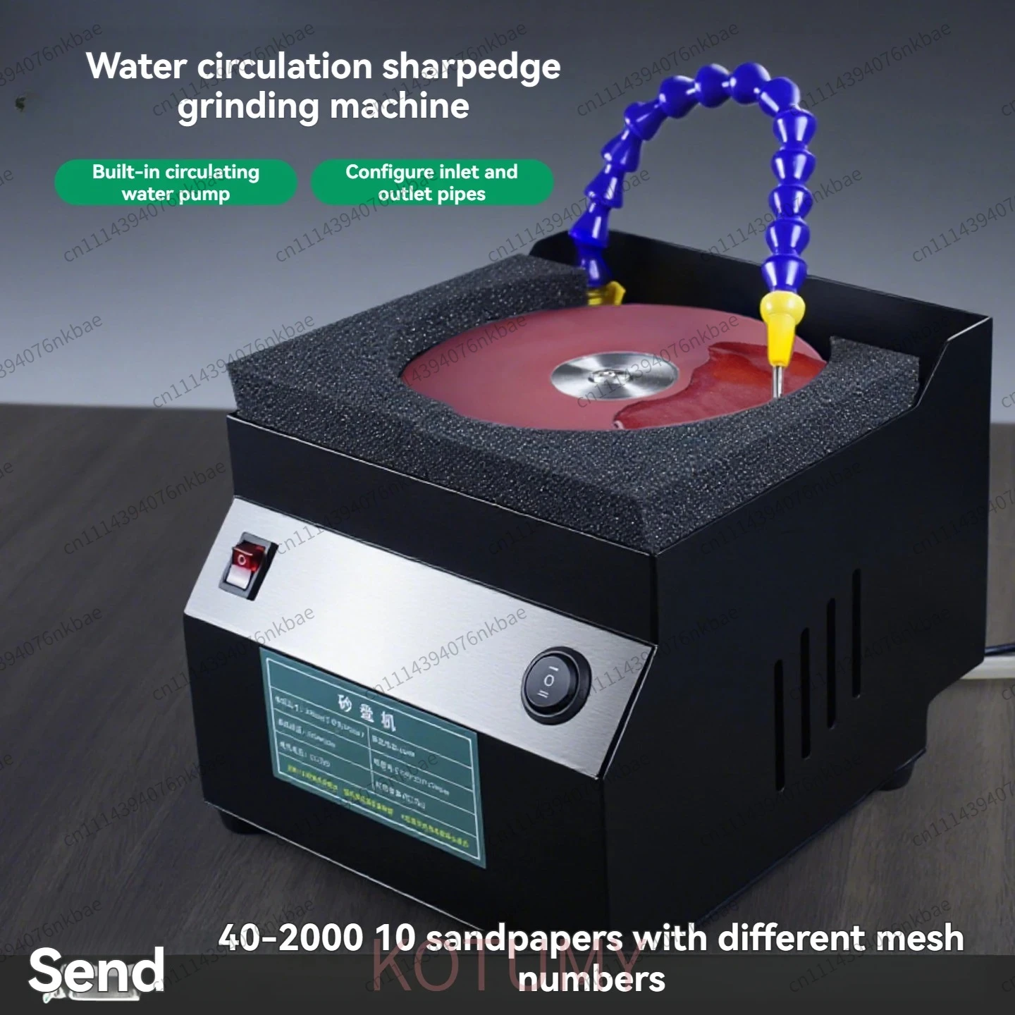 120W Fully Automatic Water Cir - Commercial Kitchen Knife Sharpener ulasan dan harga