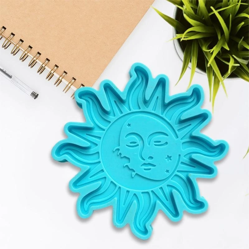 

91AC for Sun Moon Silicone Mold for Resin Casting Large Epoxy Resin Mold