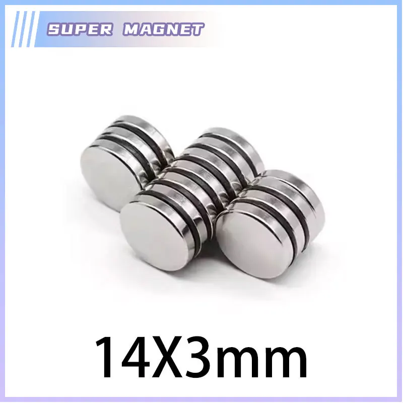 10/20/30/50/100/130pcs 14x3 mm Rare Earth Magnet Diameter 14x3mm Fridge Round Magnets 14mm*3mm Permanent Neodymium Magnetic 14*3