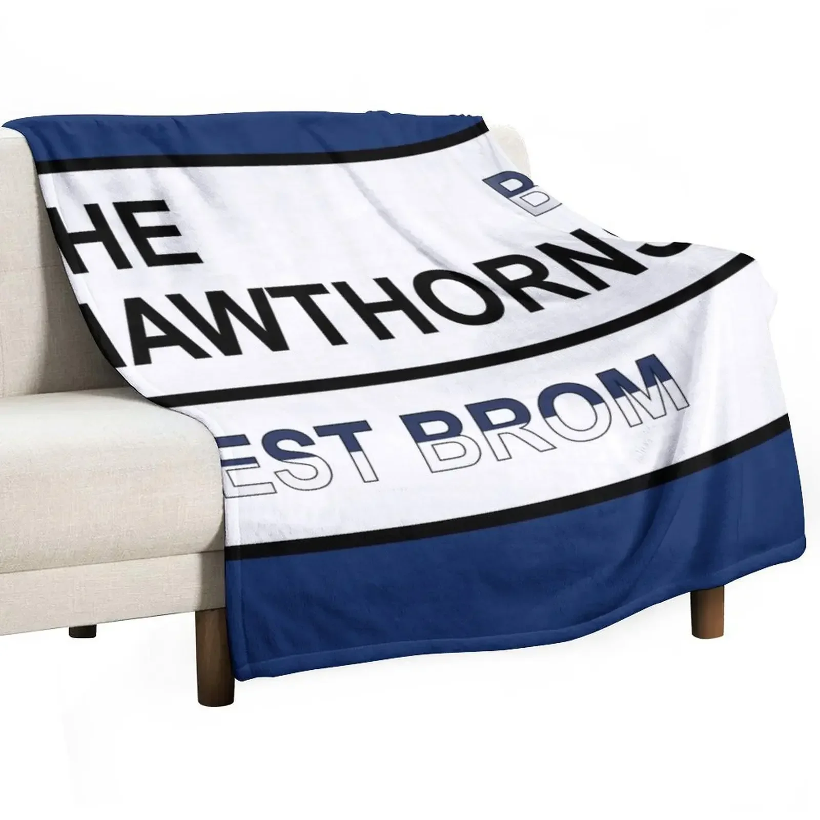 

The Hawthorns Football Sign Throw Blanket Comforter Flannels Blankets