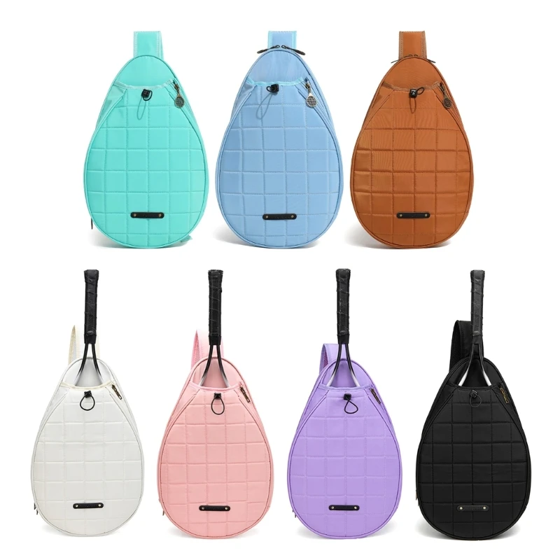 

Chest Crossbody Bag For Badminton Racquets, Men Women Casual Sport Accessory Bag Racquet Shoulder Crossbody Purse Bag