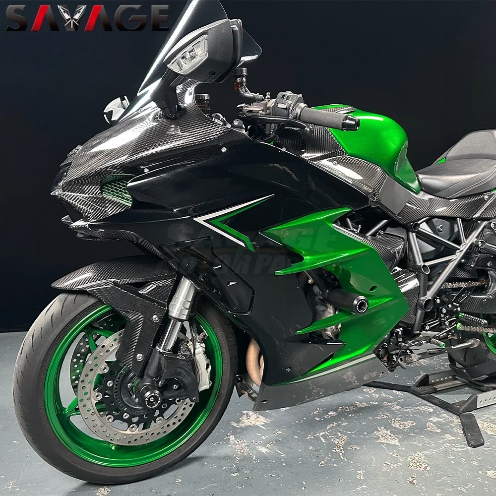 Ninja H2 SX Frame Slider Crash Protector For Kawasaki Ninja H2 SX SE+ 2019-2026 Motorcycle Front Wheel Axle Fork Crash Sliders