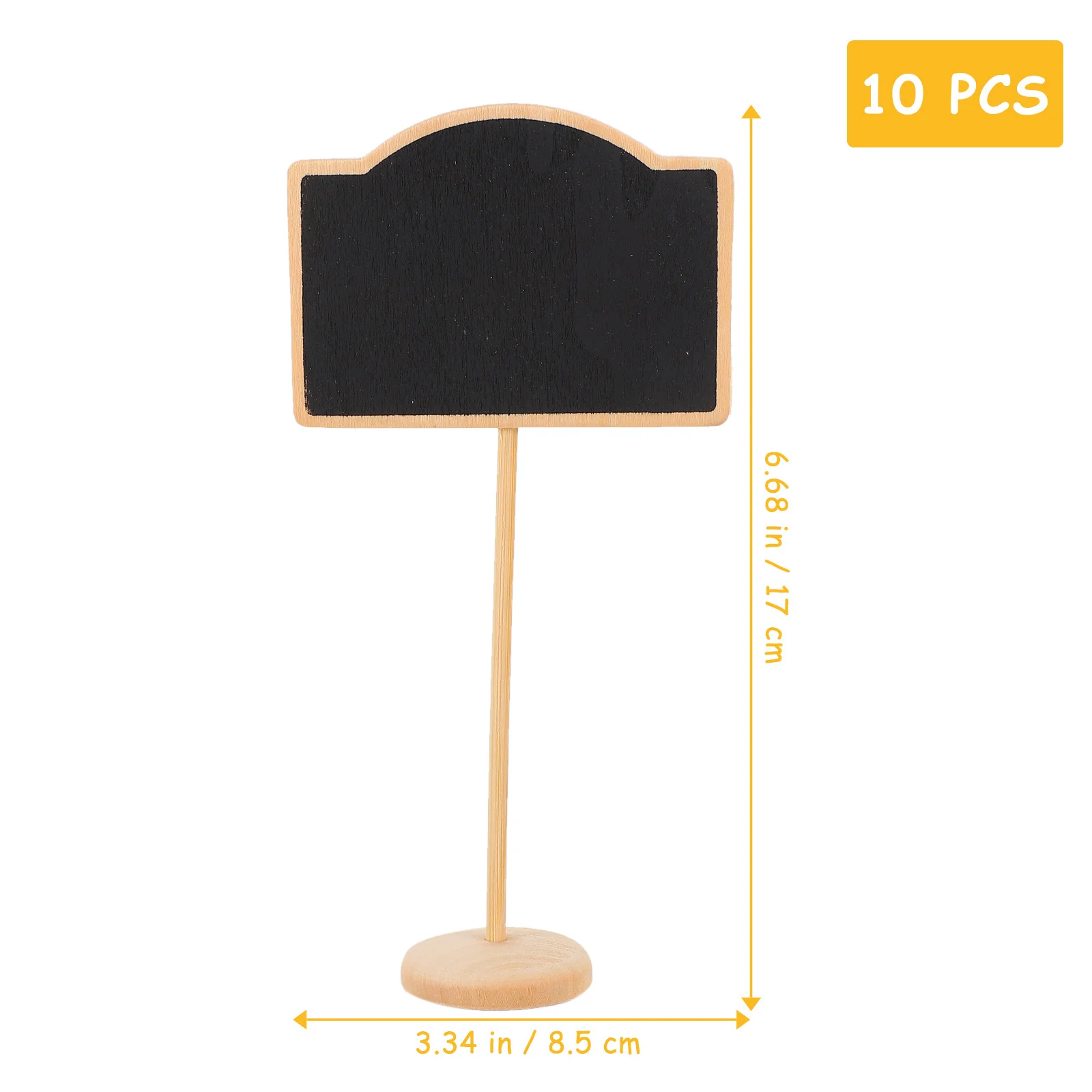 10Pcs Memo Blackboard Signs Mini Chalkboard Signs Easy to Write and Wipe Portable for Home Bar Use Small Blackboard Sign