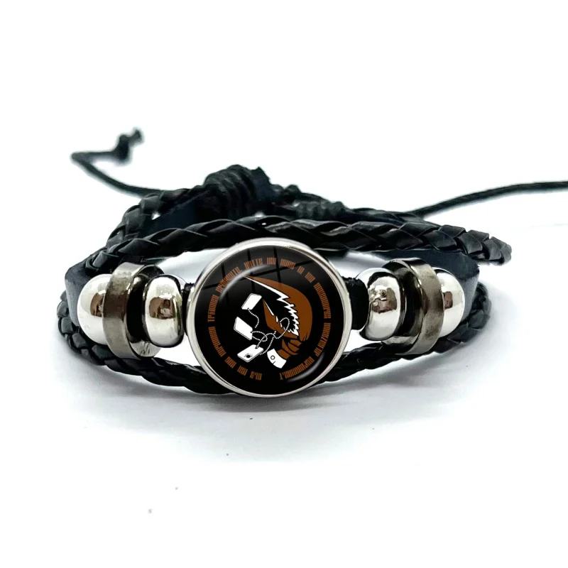 Game Limbus Company Leather Bracelets Anime Multilayer Braided Bracelets Bangles Handmade Jewelry Gifts