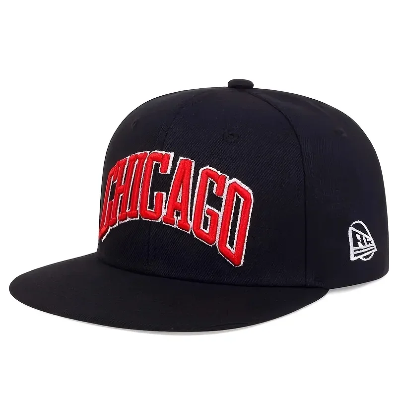 Fashion Letter CHICAGO Embroidery Baseball Cap Men Women Summer Unisex Hip Hop Caps Cotton Snapback Golf Hat Trucker Caps Gorras