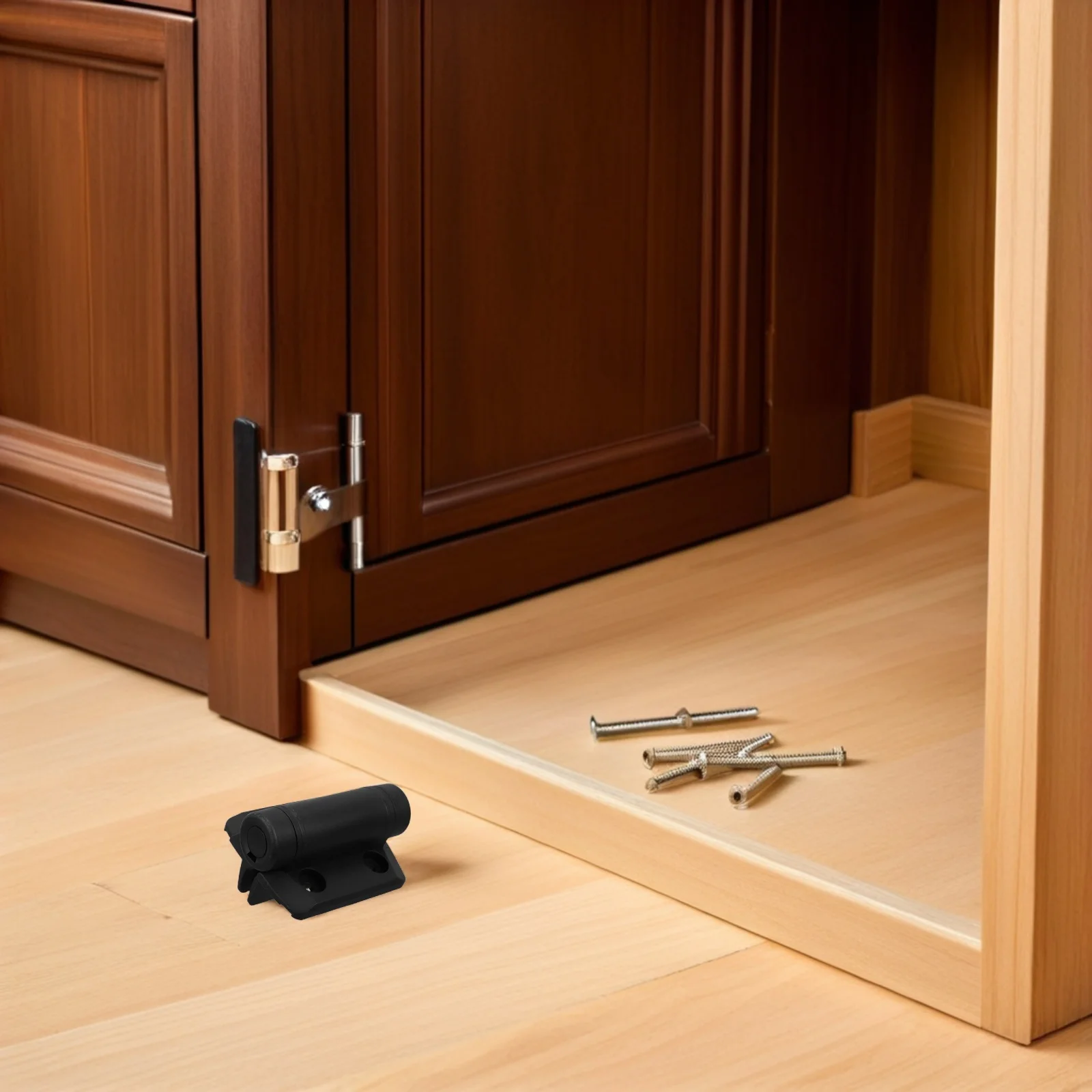 

2Pcs Heavy Duty Self Closing Spring Hinge for Outdoor Metal Gates Nylon Adjustable Tension Spring Loaded Gate Hinges Fence