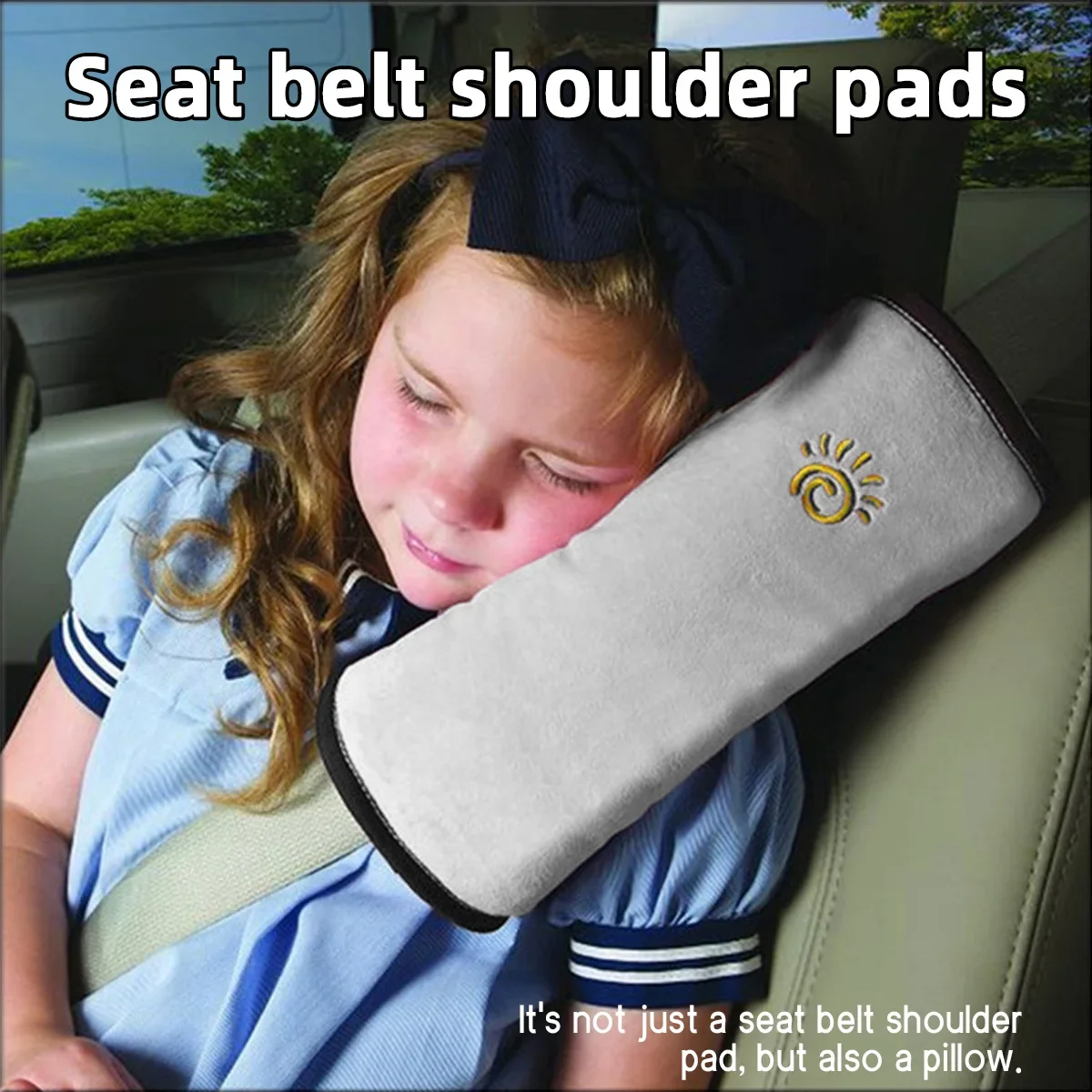 

Infant Plush Seat Belt Shoulder Pillow Adjustable Head Protection Pad Children S Sleep Positioner Car Anti Strangulation