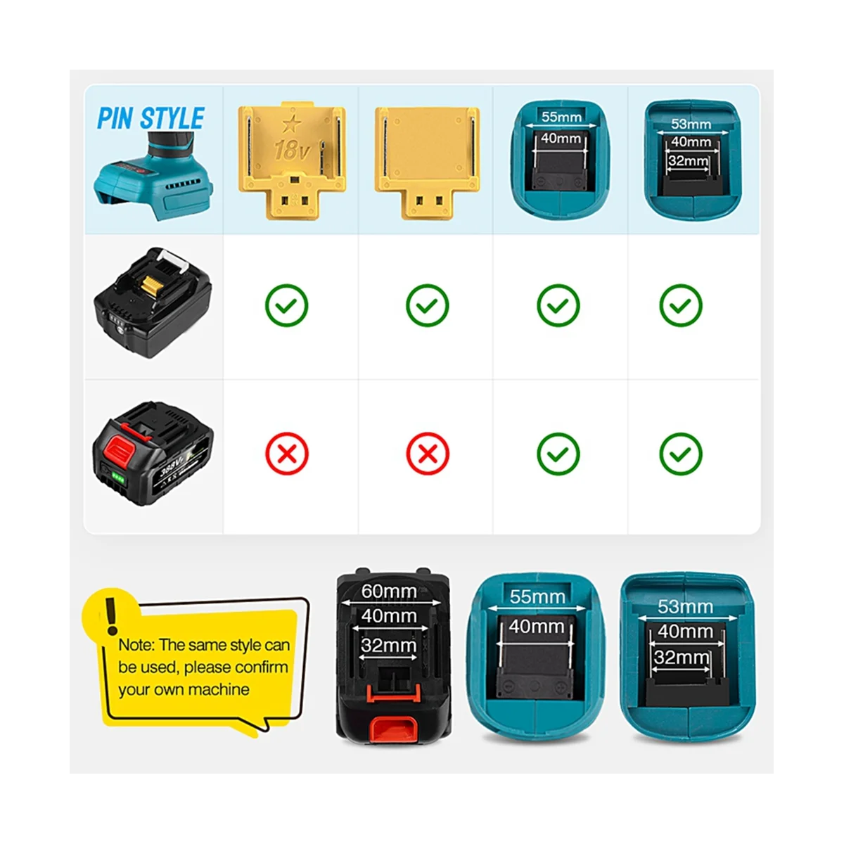 Imagem -06 - Makita Recarregável Carregador de Bateria de Lítio Ferramentas Elétricas 388vf Plug Eua