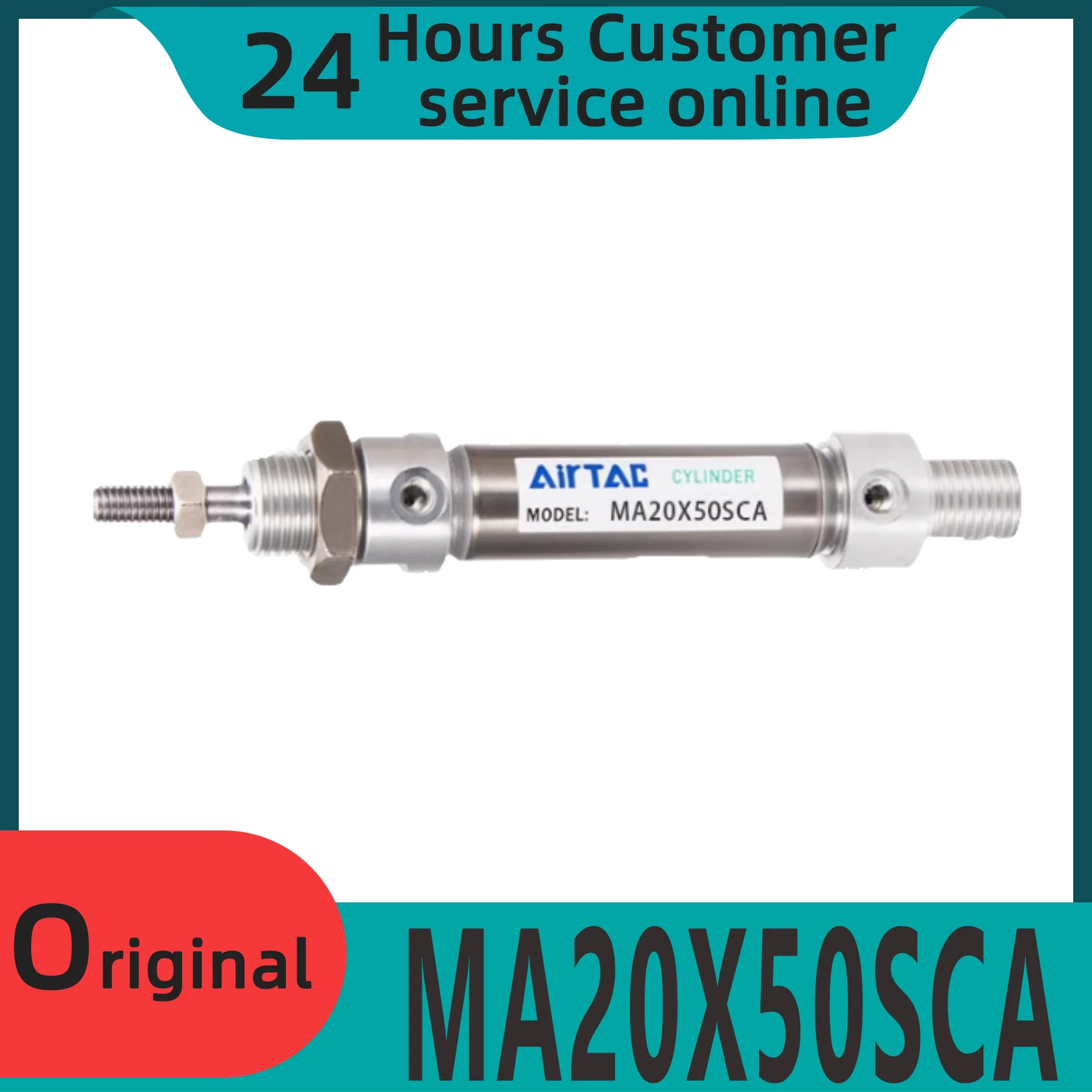 

Brand new original stainless steel mini cylinder MA20X50SCA MA20X60SCA MA20X40SCA MA20X30SCA