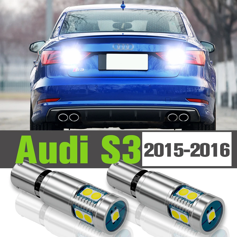 

2x LED Reverse Light Accessories Backup Lamp For Audi S3 2015 2016