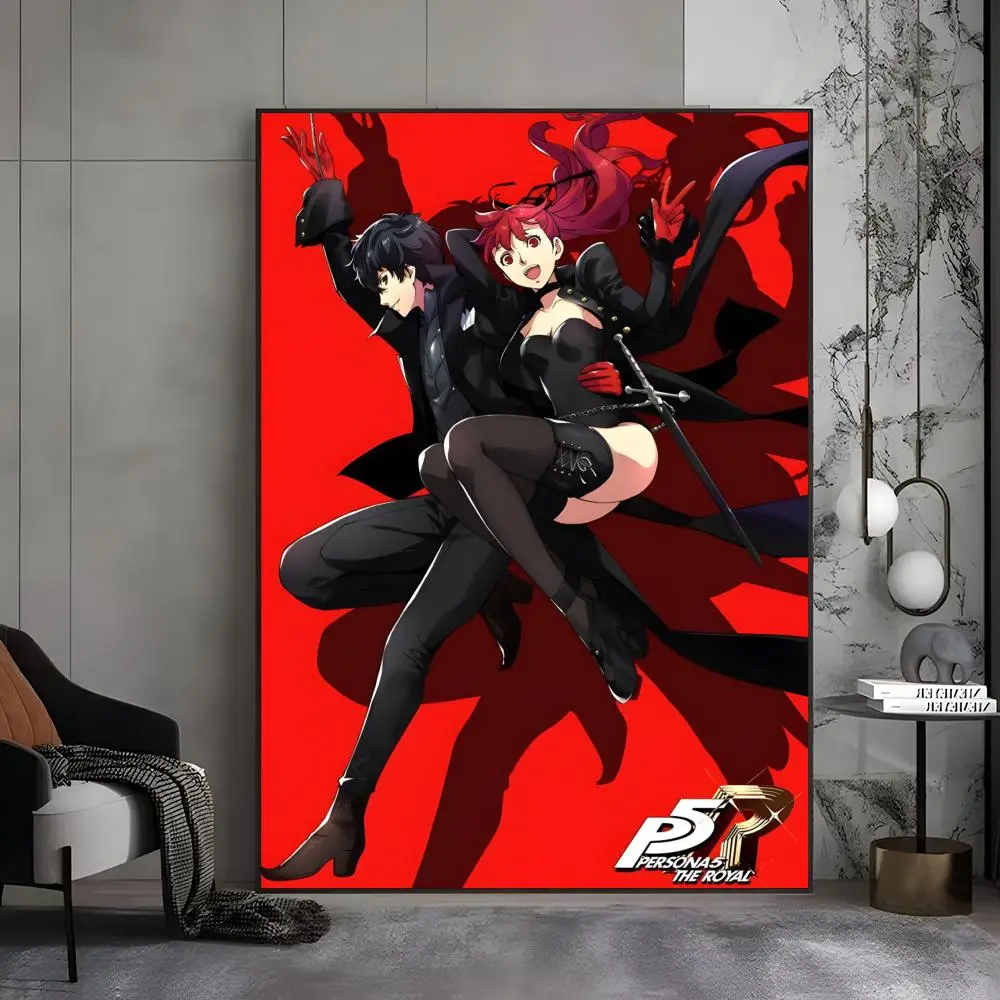 ملصق كلاسيكي Anime P-P-PeRSOnaS 5 عالي الدقة ذاتي اللصق مقاوم للماء مثالي للمنزل والمكتب وغرفة النوم هدية رائعة #6