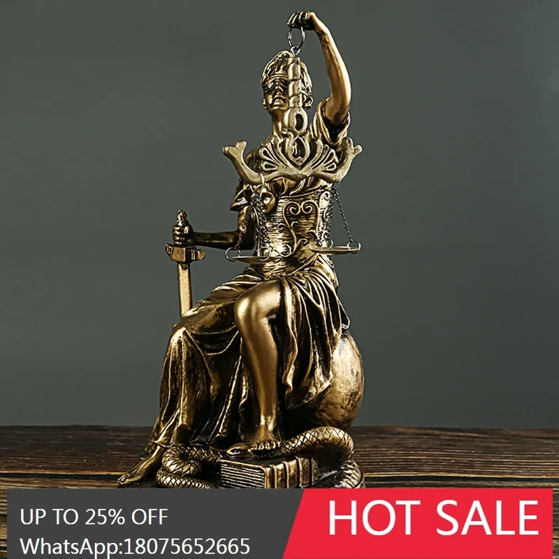 

SGF Nordic Retro Creative Home Resin Ornament Antique Sculpture Decoration
