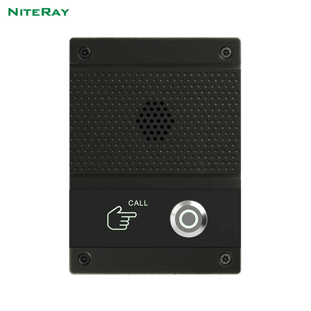 Mini Audio SIP Intercom Metal Box Anti Strike Emergency Caller Small Cheap Door Phone for Office Home Apartment in Low Cost