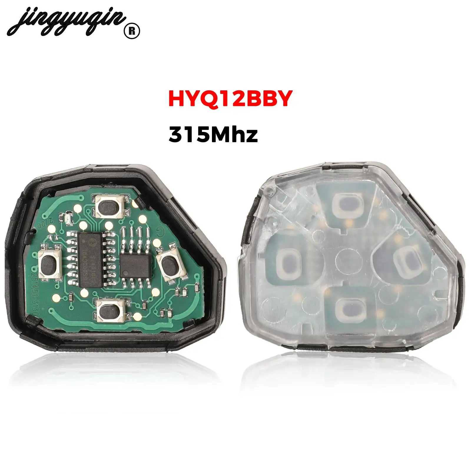 jingyuqin HYQ12BBY 314.4Mhz 4D67/G Chip Remote Car key For Toyota Camry Avalon Corolla Matrix RAV4 Venza Yaris optional Fob