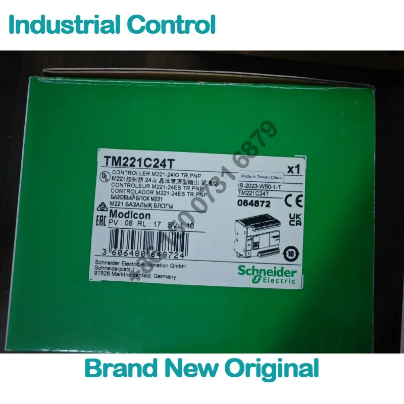 TM221C24T, PLC host, Modicon M221 24-point IO transistor output