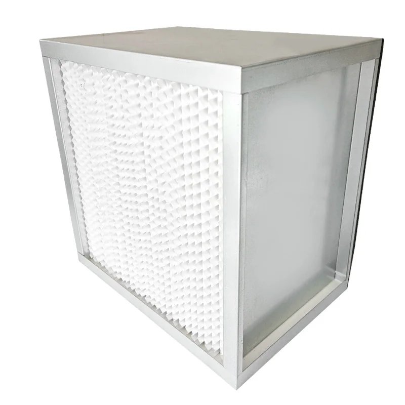 Custom New Industrial H14 HEPA Filter Box Filter Eco-friendly Fiberglass 0.3 Micron Laminar Flow for Farming Air Conditioning