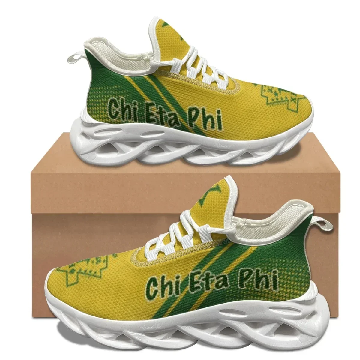 

Chi Eta Phi Sorority Designer Sneakers Breathable Wear-Resistant Flat Running Shoes Retro Adult custom Basketball Shoes