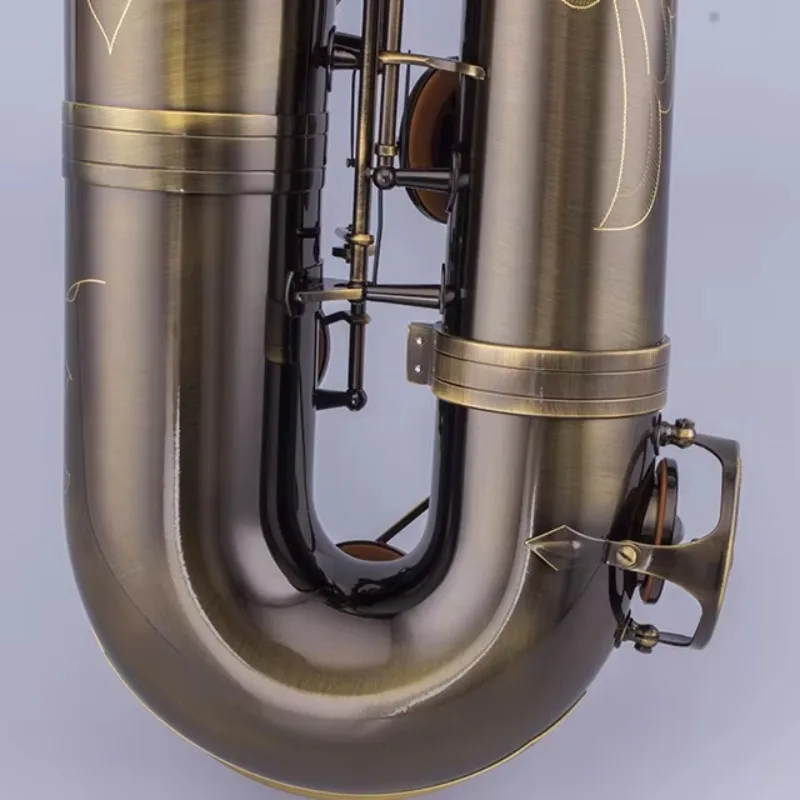 

Hooqu China High Quality Antique Bronze Taishan Baritone Saxophone for Professional Player