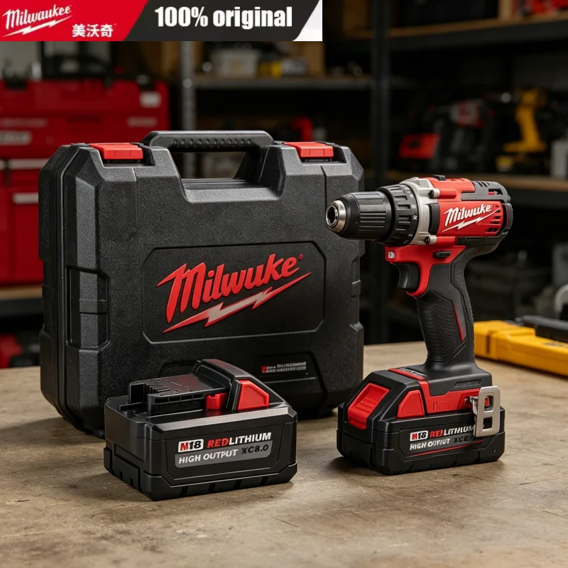 

Genuine Milwaukee M18 Battery, FMTIW2F12 8.0Ah Milwaukee 48-11-1880 48-11-1860 1840 For impact wrench Tool Lithium ion Battery