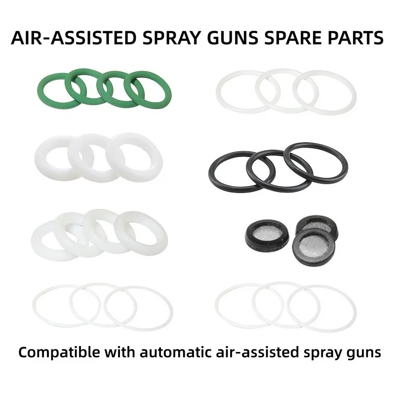 

O-ring Compatible With Handheld or Automatic Air-assisted Spray Guns,Delrin Seal Seat,Sealing Ring,Spray Gun Accessories