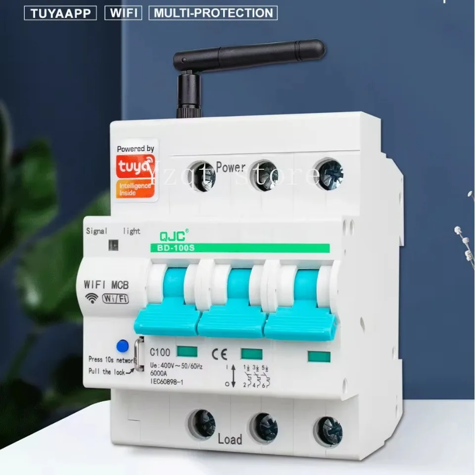 

Cross-border foreign trade export tuya graffiti smart WiFi remote voice control timing circuit breaker timer