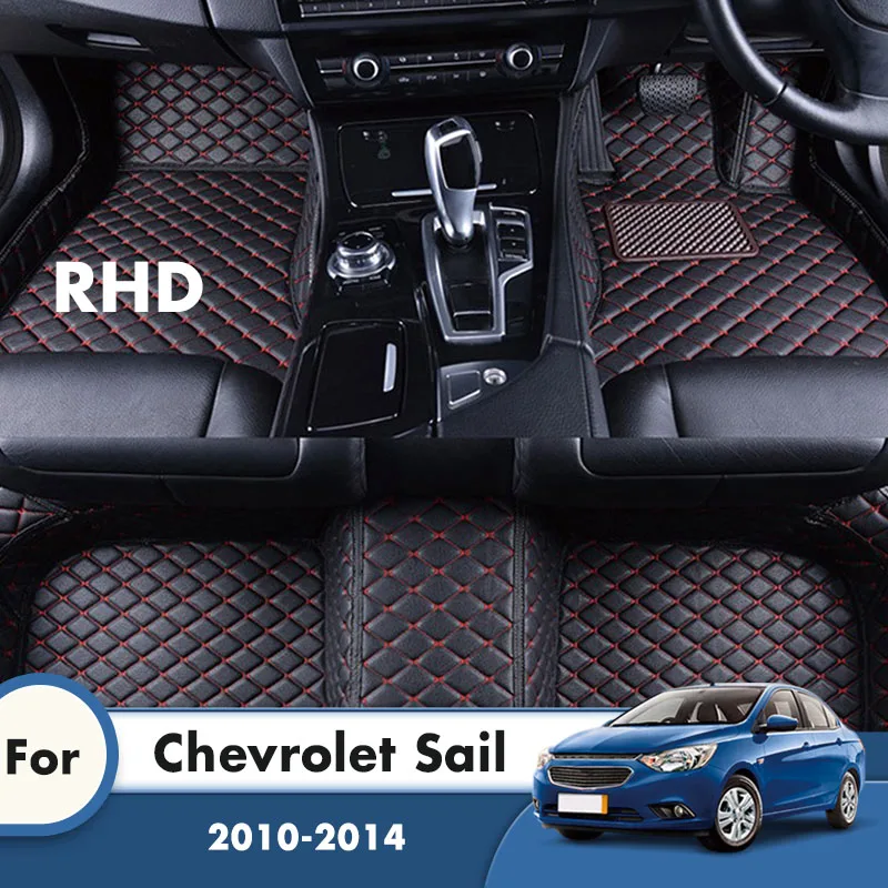 

RHD Carpets For Chevrolet Sail 2014 2013 2012 2011 2010 Car Mats Floor Rugs Custom Auto Interior Accessories Replacement Rugs