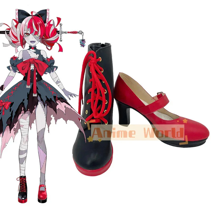 أحذية Hololive Virtual YouTuber Kureiji Ollie التأثيرية أحذية كرنفال الهالوين مصنوعة حسب الطلب
