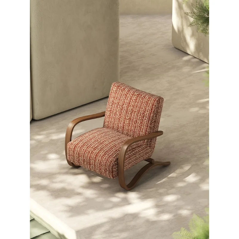 

Leisure chair Chinese antique balcony Leisure chair Living room single sofa chair
