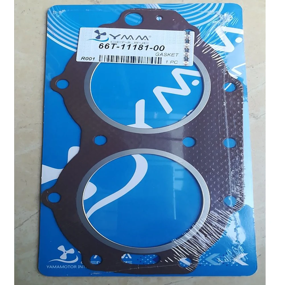 Marine Boat Engine  Cylinder Head Gasket  For Yamaha New Model Storke 2 Stroke  40Hp Outboard Motor 66T-11181-00