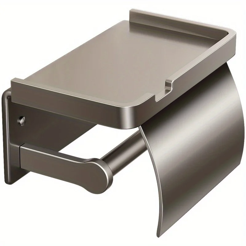 

Toilet Tissue Box Wall Mounted Toilet Tissue Holder, Bathroom Non Perforated Waterproof Toilet Paper Box, Toilet Paper Roll Hold