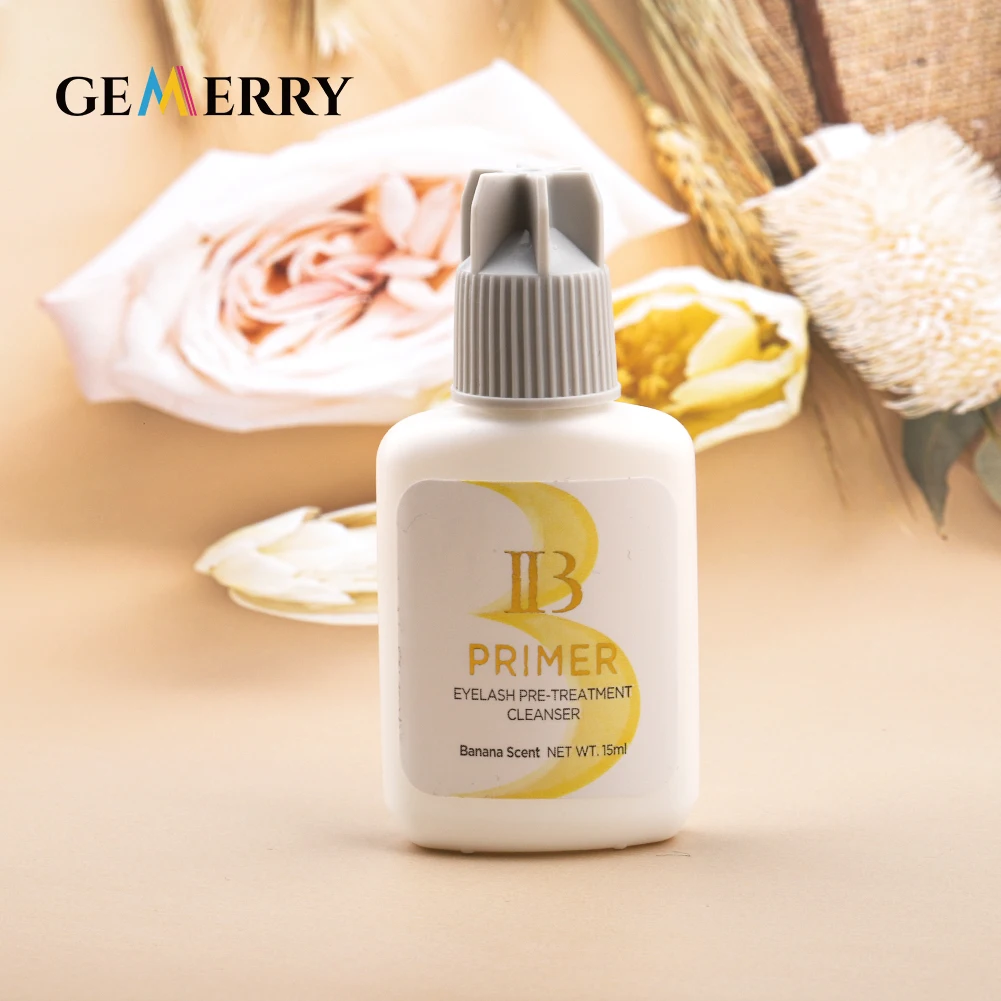 Original  I-Beauty Lash Glue Primer Eyelash Pre-Treatment Banana Scent Adhesive Primer for Eyelash Extension Korean Makeup 15ml