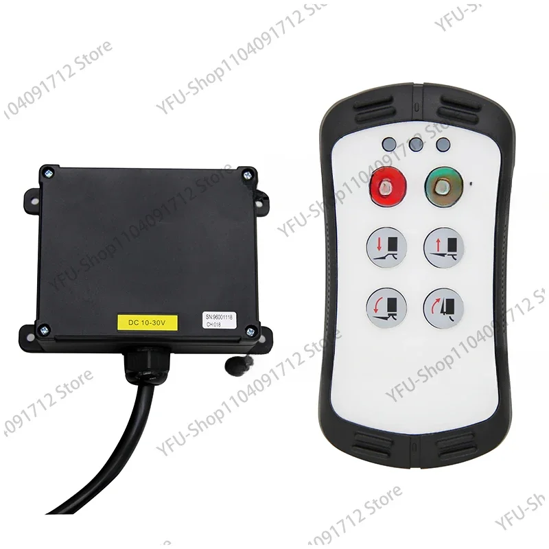 A400  Button Single Speed 10-30v Factory Wireless Industrial Remote Control IP66 Flatbed Tow Trucks Car Tailgate Truck Ramp