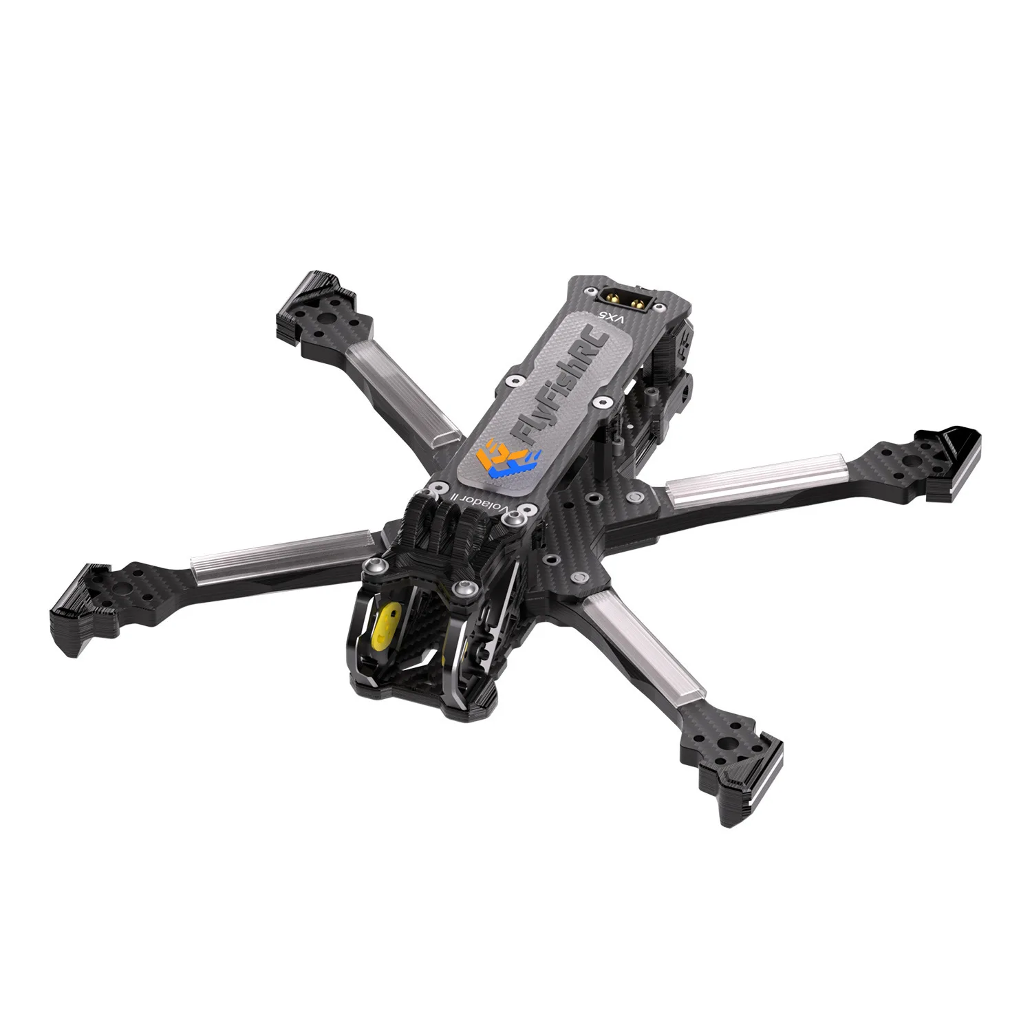 FlyFishRC Volador II VX5 V2 5inch FPV Freeform T700 Frame Kit is compatible with DJI O3 air units for use  FPV RC racing drone