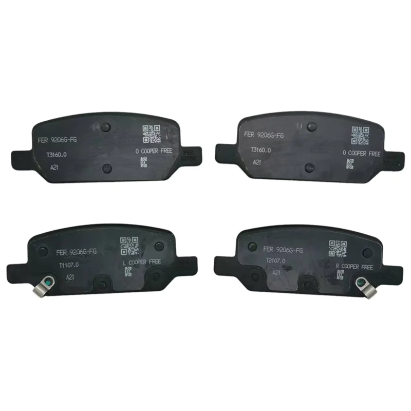 

A65P-4 Pcs Automobile Rear Brake Pad For Tesla Model 3 8008244-00-B Parts