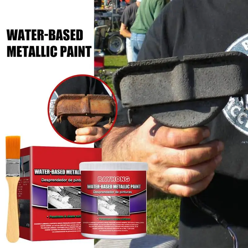 100g Auto Anti Rust Paste Water-based Metal Surfaces Repair Rust Remover Car Chassis Rust Converter Car Cleaning Repair Supplies