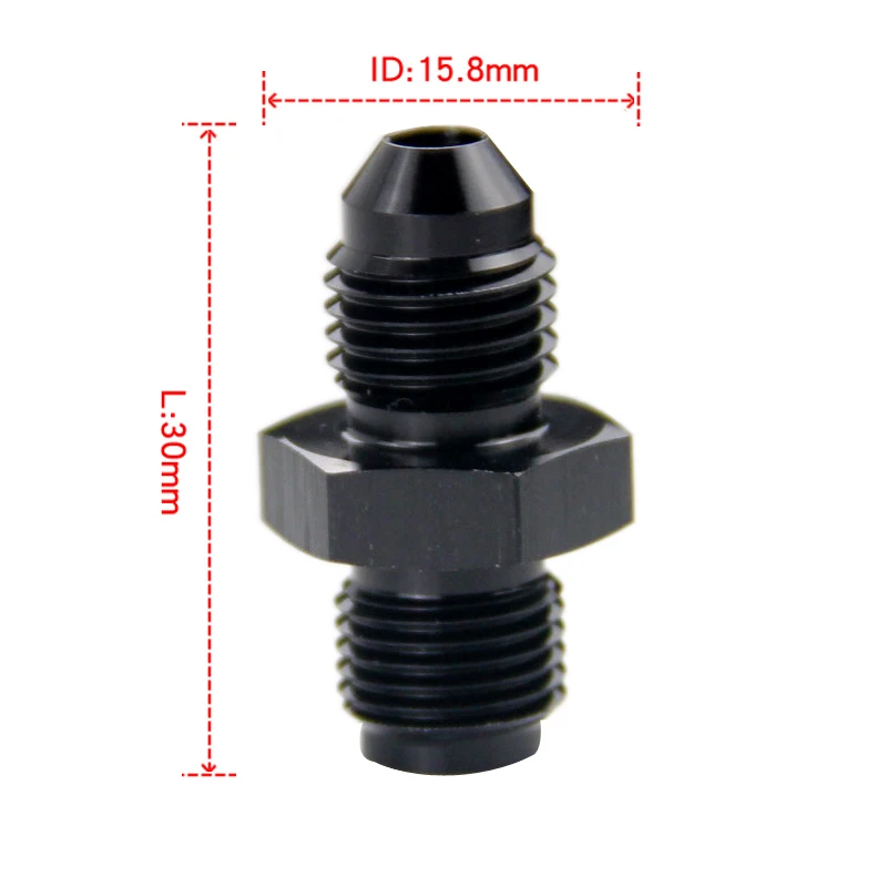 AN4 4AN Turbo Oil Feed Adapter Fitting GT28/30/35 BLACK,BLUE JR-OFA01