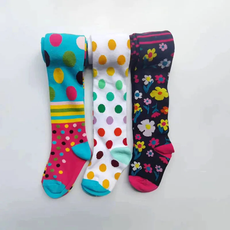 Collants à carreaux pour filles, 3 pièces, bas pour enfants, printemps, automne, noël, vêtements floraux, à rayures